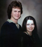 Jerry & Debby Dalton (circa 1984). Click on image to see larger size in a new window.