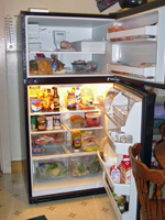 Our new refrigerator (07/11/07). Click on image to see larger size in a new window.