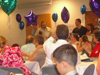 Wilbert holding his awards at the Nurses Appreciation Luncheon & Awards Ceremony (05/10/07). Click on image to see larger size in a new window.