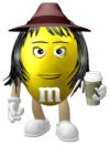 Me as an M & M. Click on image to see larger size in a new window.