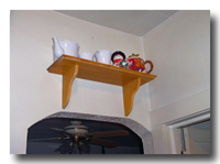 My new Teapot Shelf (June 2006). Click on image to see larger size in a new window.