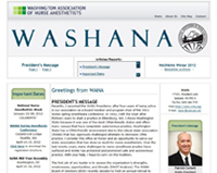 WASHANA Newsletter (bi-annual newser from WANA)