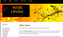 New design for Webs Divine