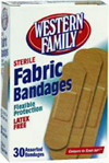 Western Family fabric bandages
