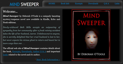 Official web site for "Mind Sweeper"
