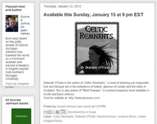 Deborah O'Toole will be the featured guest on Blog Talk Radio on Sunday, 15 January 2012 at 9:00 PM EST.