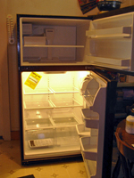 Our new refrigerator (07/11/07). Click on image to see larger size in a new window.